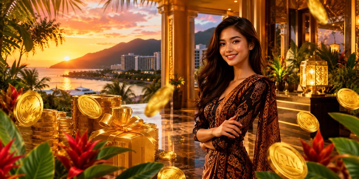 Suasana hiburan kasino di Kota Kinabalu dengan pemain yang menikmati faedah VIP 1million