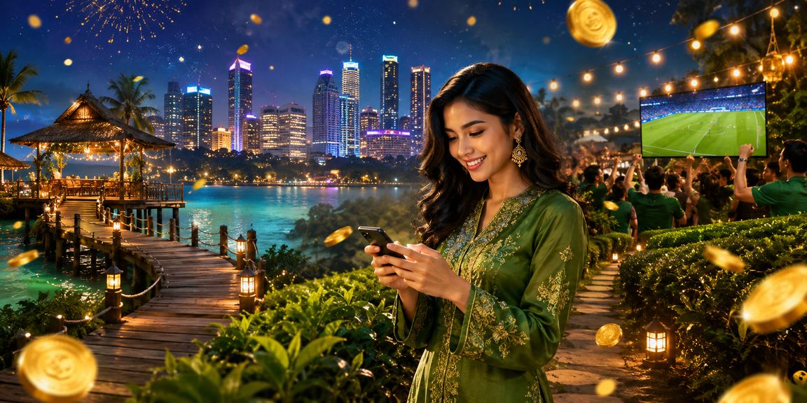 Pengguna Petaling Jaya bermain kasino mudah alih 1million sempena perayaan Hari Raya
